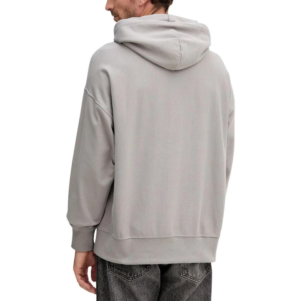 Sweat à capuche gris en coton Calvin Klein Jeans