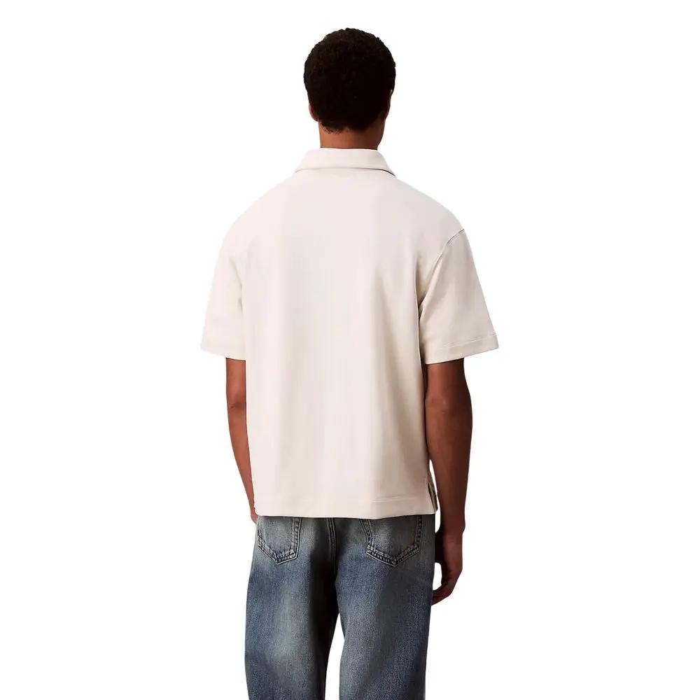 Polo blanc en coton Calvin Klein Jeans