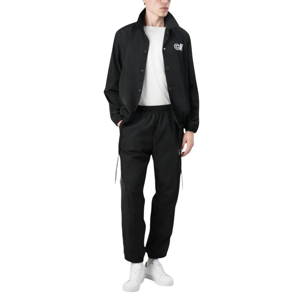 Calvin Klein Jeans Black Polyester Joggers (Workout Pants)