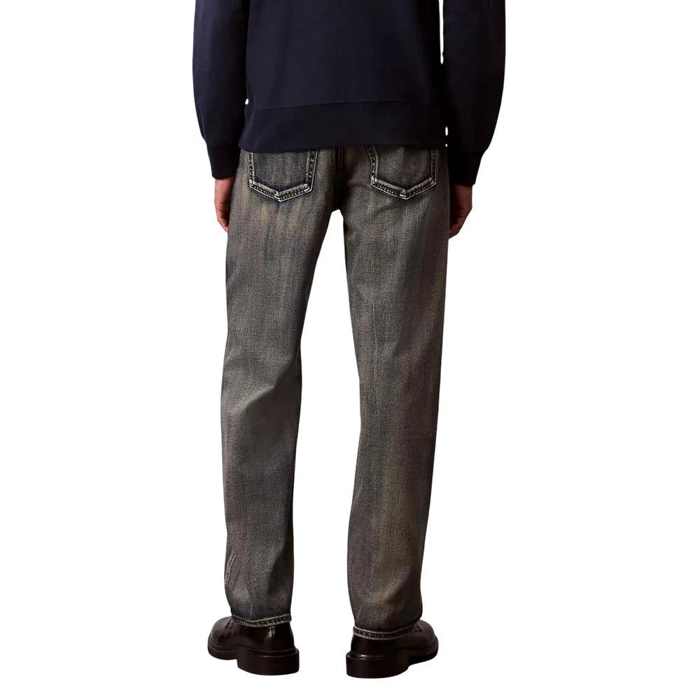 Jean Calvin Klein Jeans beige en coton coupe décontractée