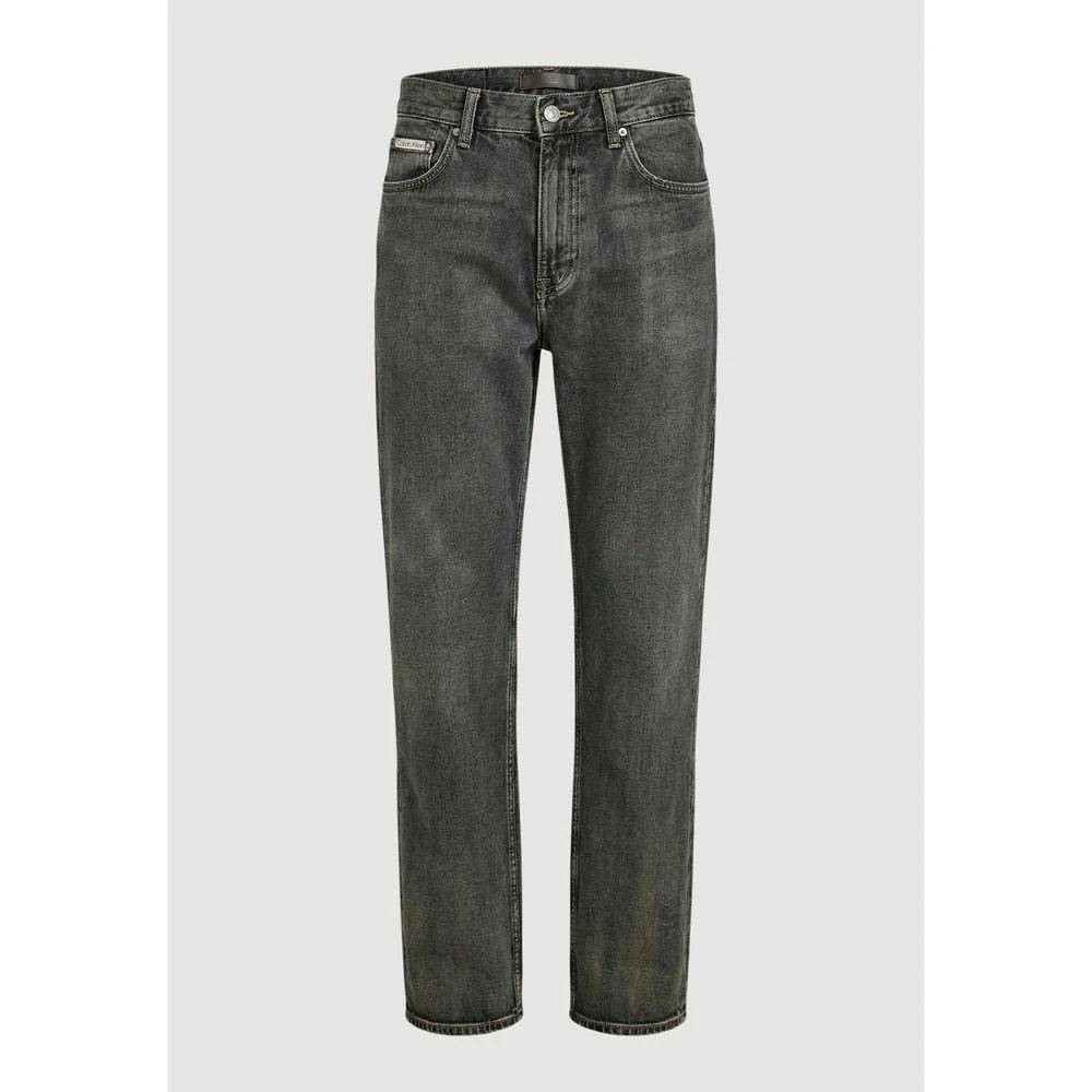 Jean Calvin Klein Jeans beige en coton coupe décontractée
