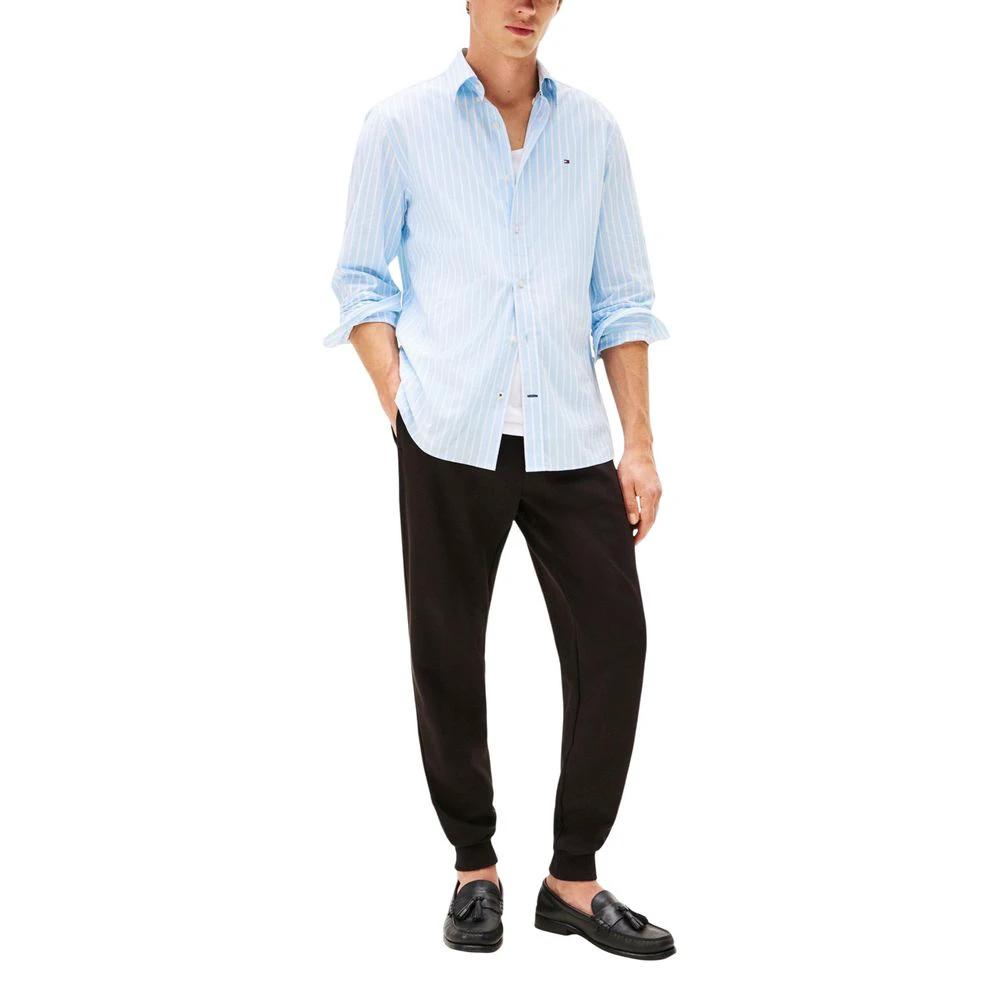 Pantalon de jogging en coton noir Tommy Hilfiger (pantalon de sport)