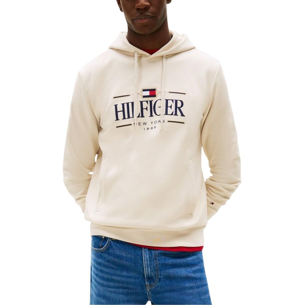 Tommy Hilfiger Beige Organic Cotton Hoodie