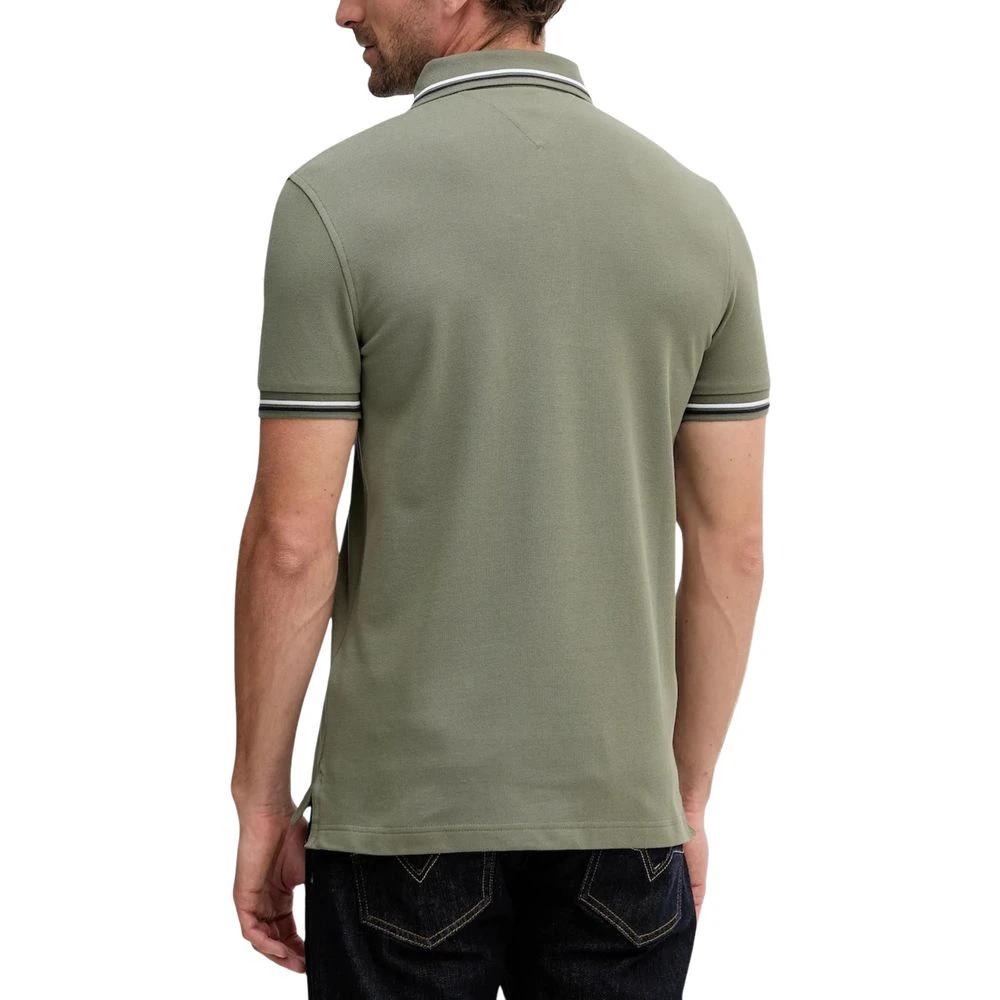 Polo bicolore en coton biologique Tommy Hilfiger