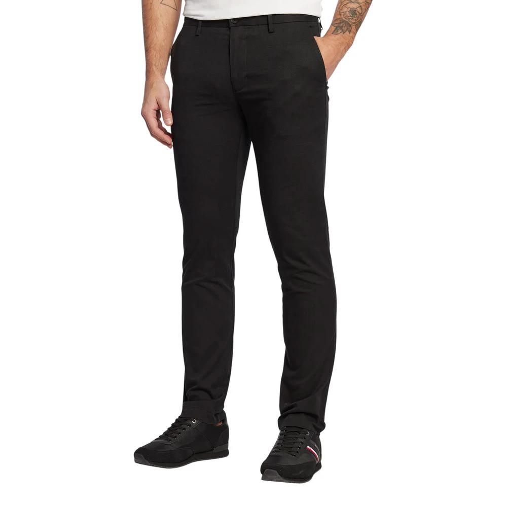 Pantalon skinny noir en coton recyclé Tommy Hilfiger