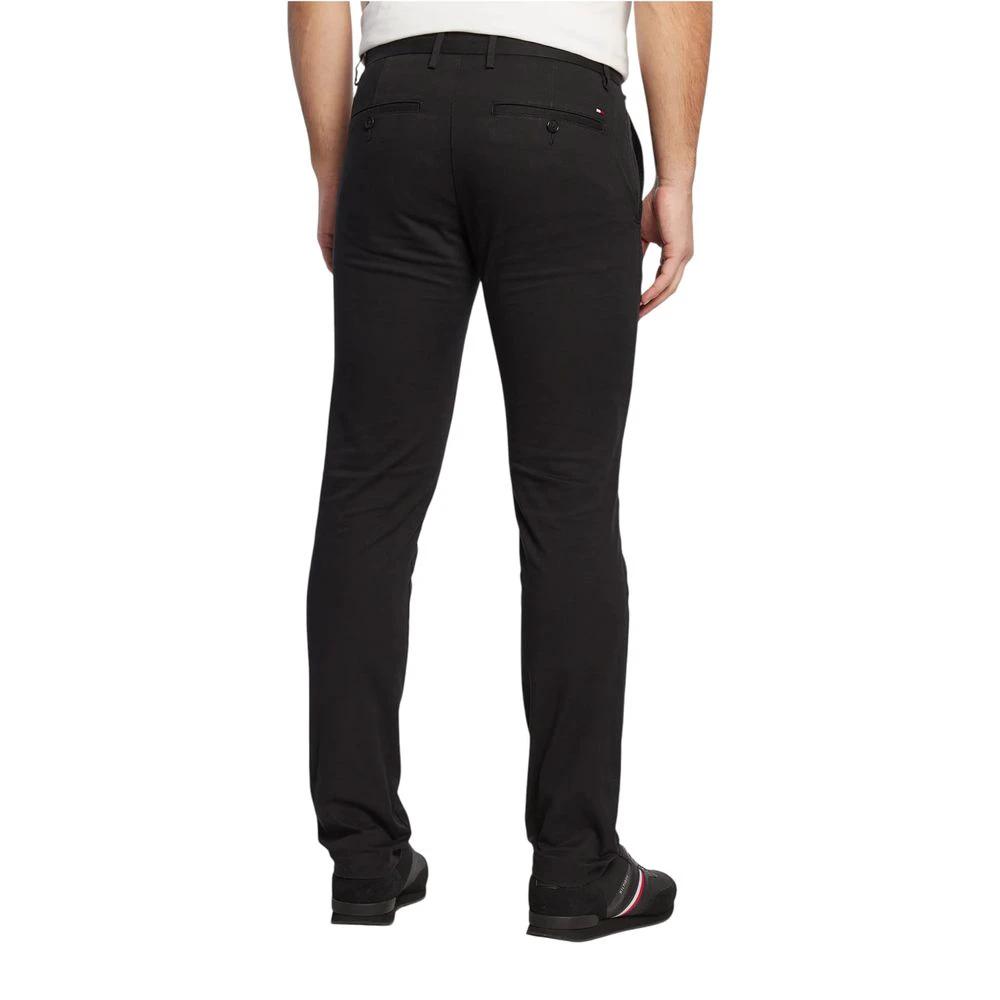 Pantalon skinny noir en coton recyclé Tommy Hilfiger