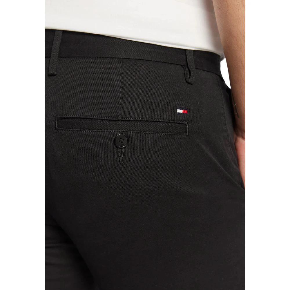 Pantalon skinny noir en coton recyclé Tommy Hilfiger