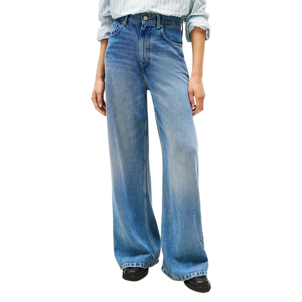 Jean bootcut bleu en lyocell Tommy Hilfiger