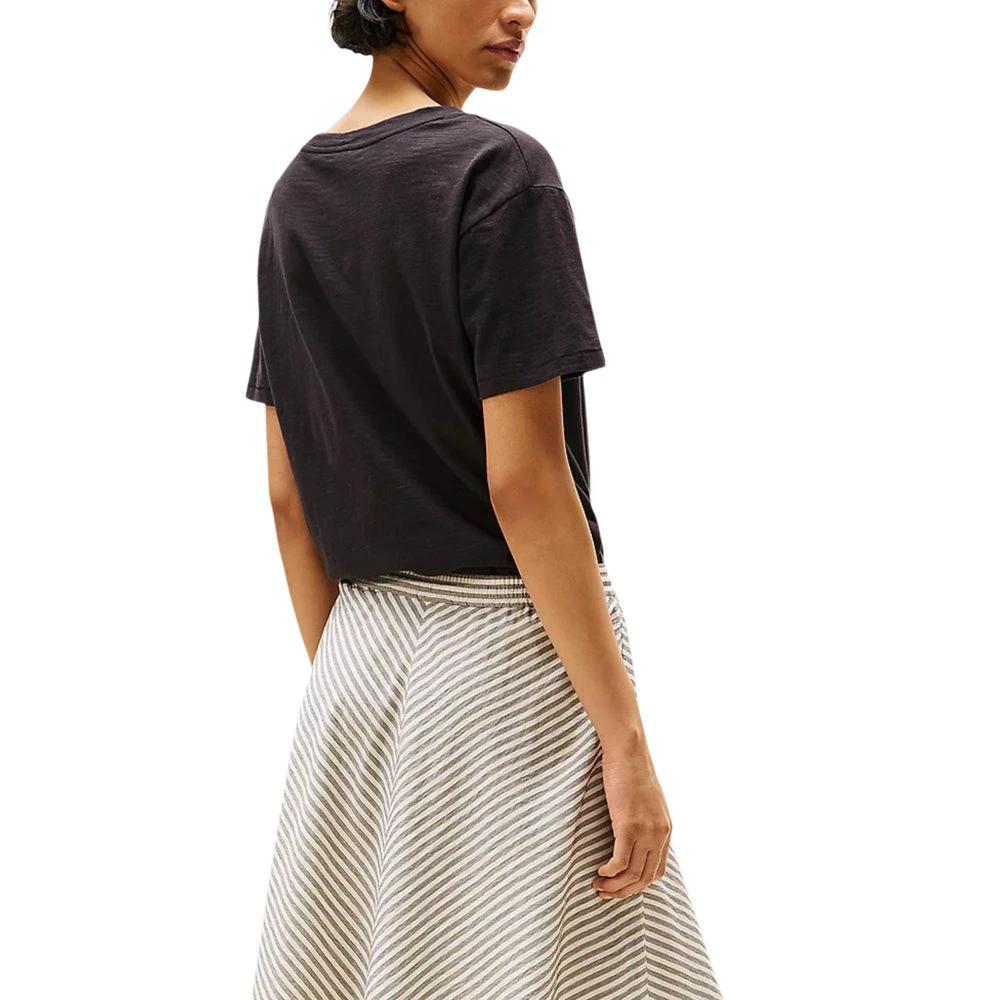 T-shirt Tommy Hilfiger en coton biologique noir
