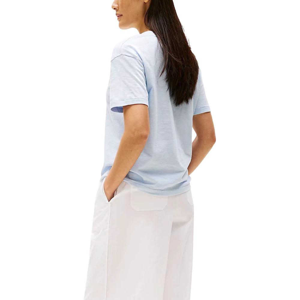 T-shirt Tommy Hilfiger bleu en coton biologique
