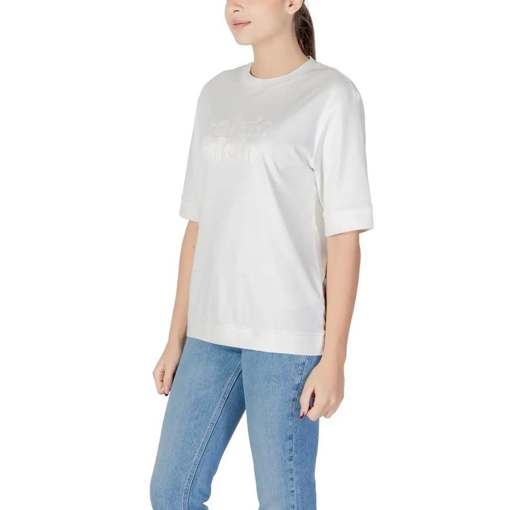 T-shirt blanc en coton Calvin Klein Jeans