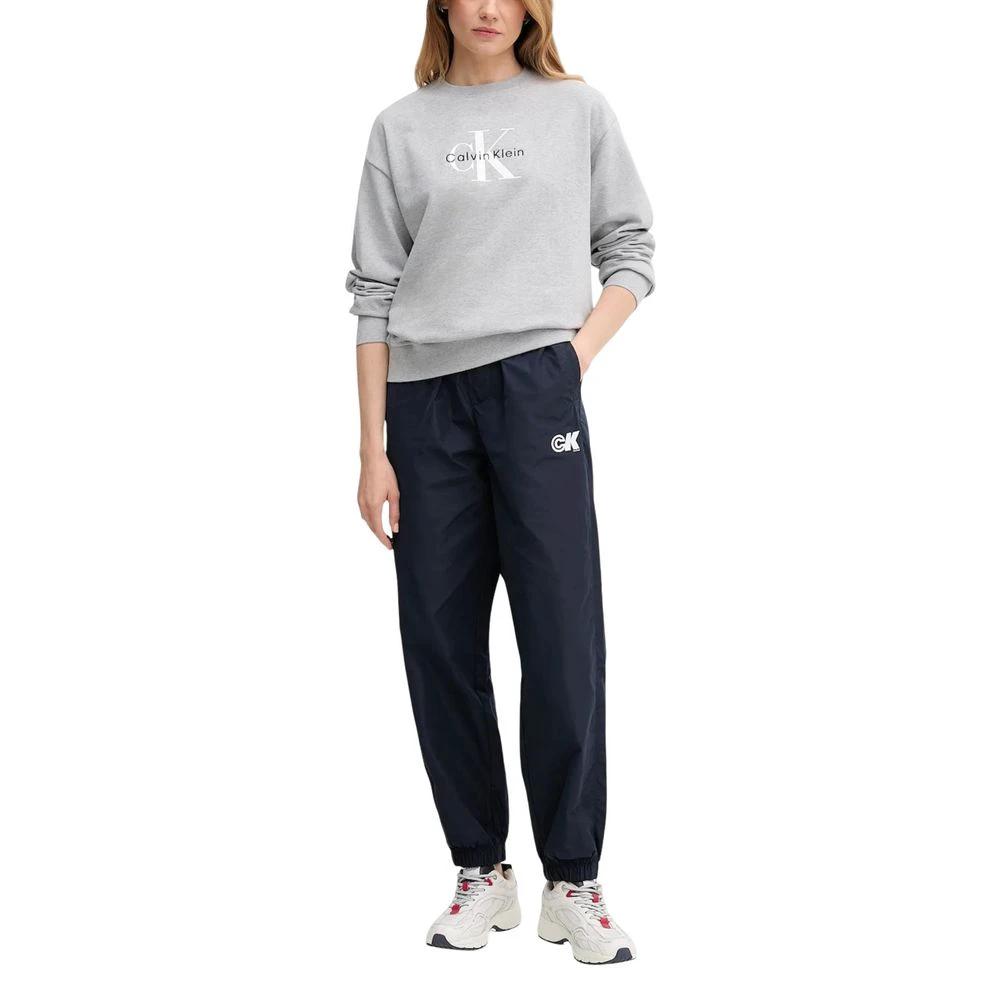Pantalon de jogging Calvin Klein Jeans bleu en polyester recyclé (pantalon de sport)
