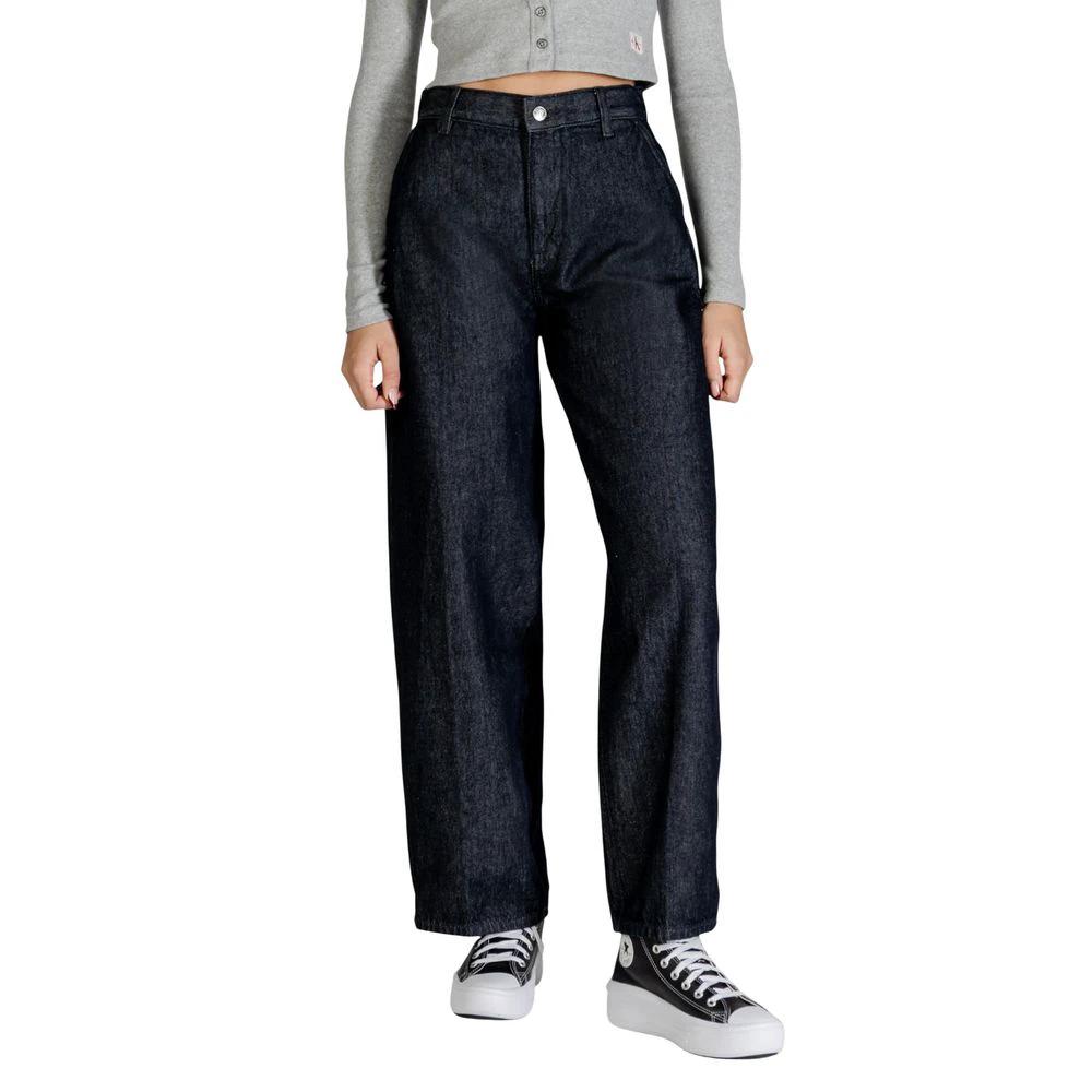 Calvin Klein Jeans Blue Cotton Bootcut Jeans