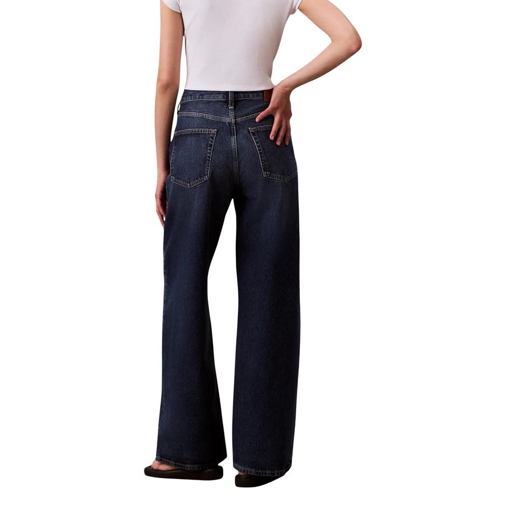 Jean bootcut bleu en coton recyclé Calvin Klein Jeans