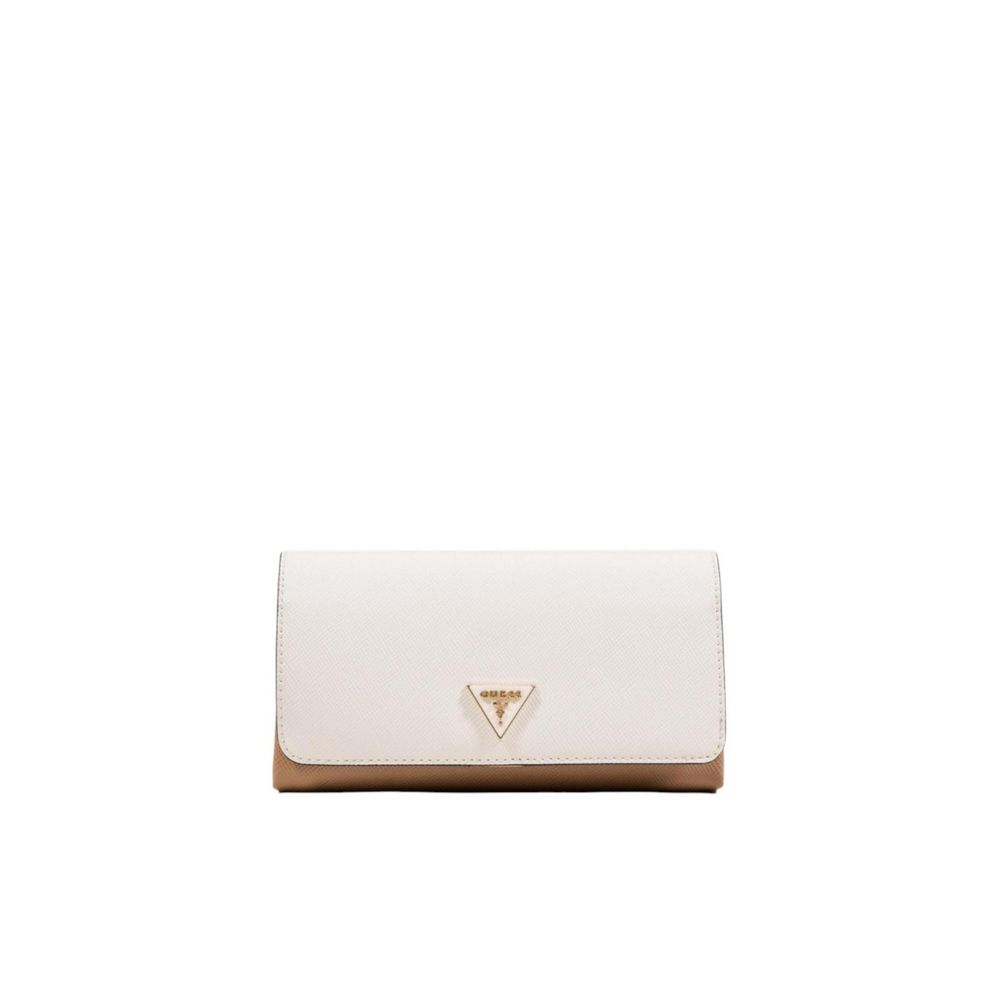 Guess Beige Polyethylene Clutch Bag