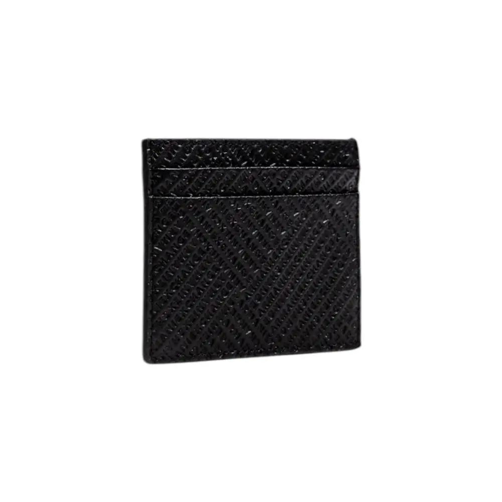 Armani Exchange Black Leather Cardholder