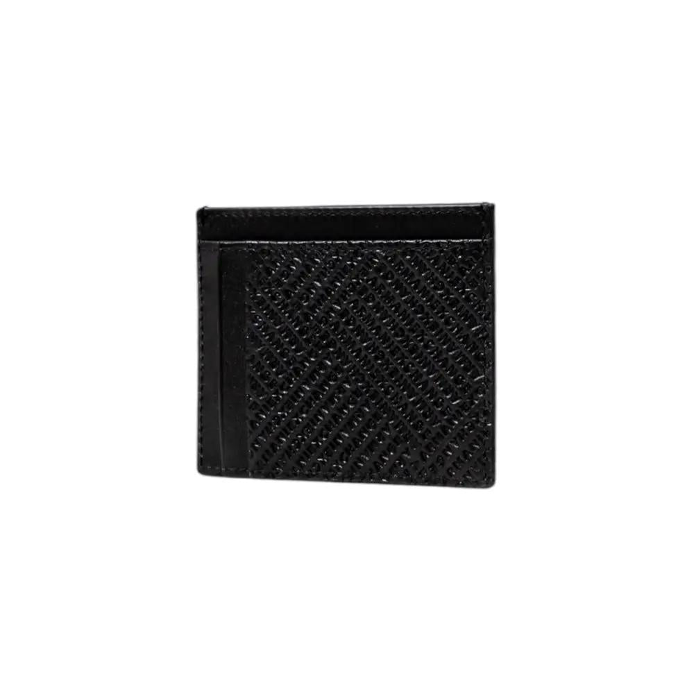 Armani Exchange Black Leather Cardholder