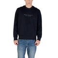 Sweat-shirt bleu en coton Armani Exchange