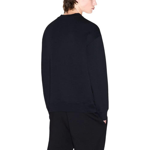 Sweat-shirt en coton noir Armani Exchange