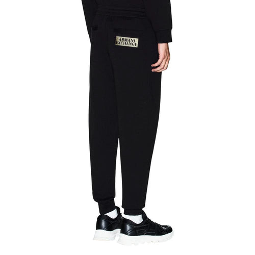 Pantalon de jogging bicolore en coton Armani Exchange (Pantalon de sport)