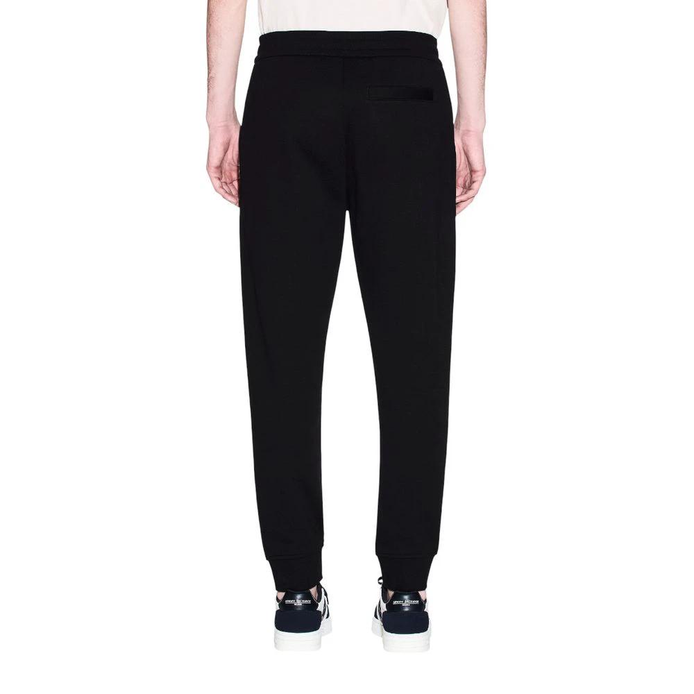 Pantalon de jogging en coton noir Armani Exchange (Pantalon de sport)