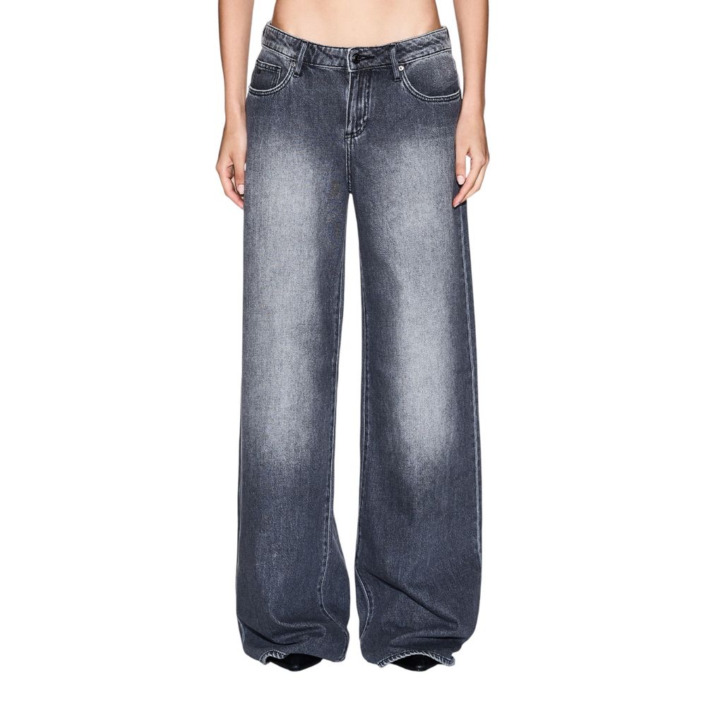 Jean Armani Exchange gris en coton coupe décontractée