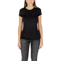 Armani Exchange Black Cotton T-Shirt