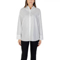 Chemisier en coton blanc Armani Exchange