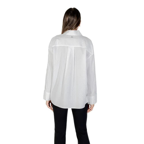 Chemisier en coton blanc Armani Exchange