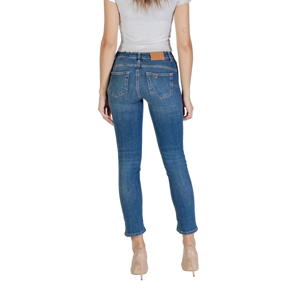 Jean mom en coton bleu Liu Jo