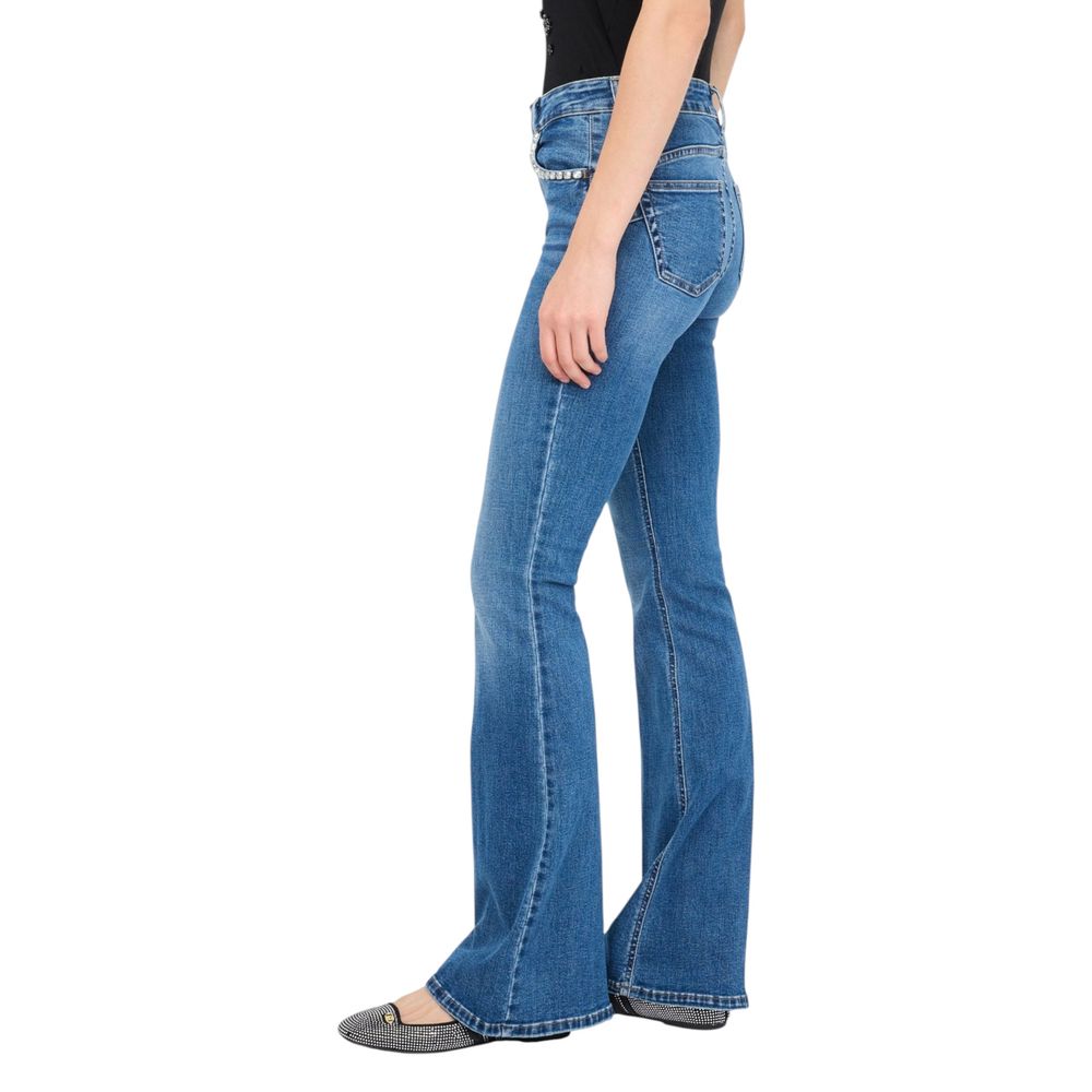 Jean bootcut en coton bleu Liu Jo
