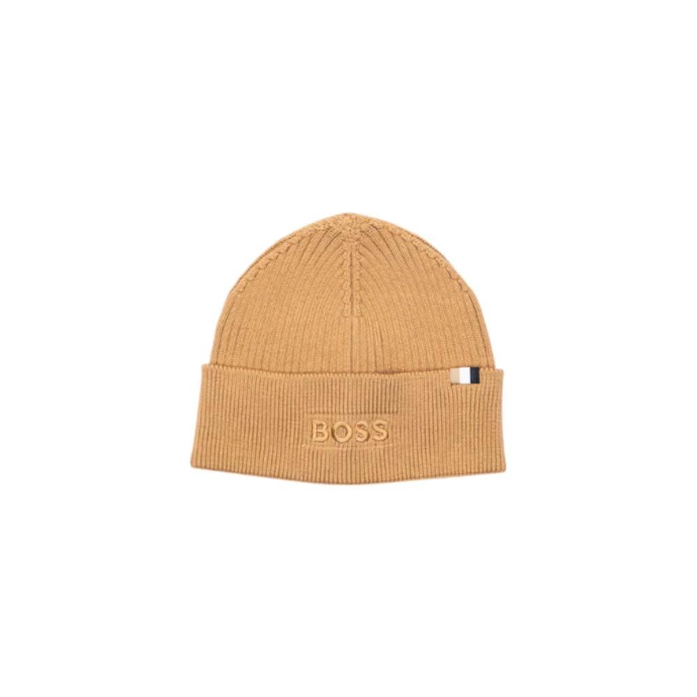 Casquette Hugo Boss beige en coton (casquette de baseball)