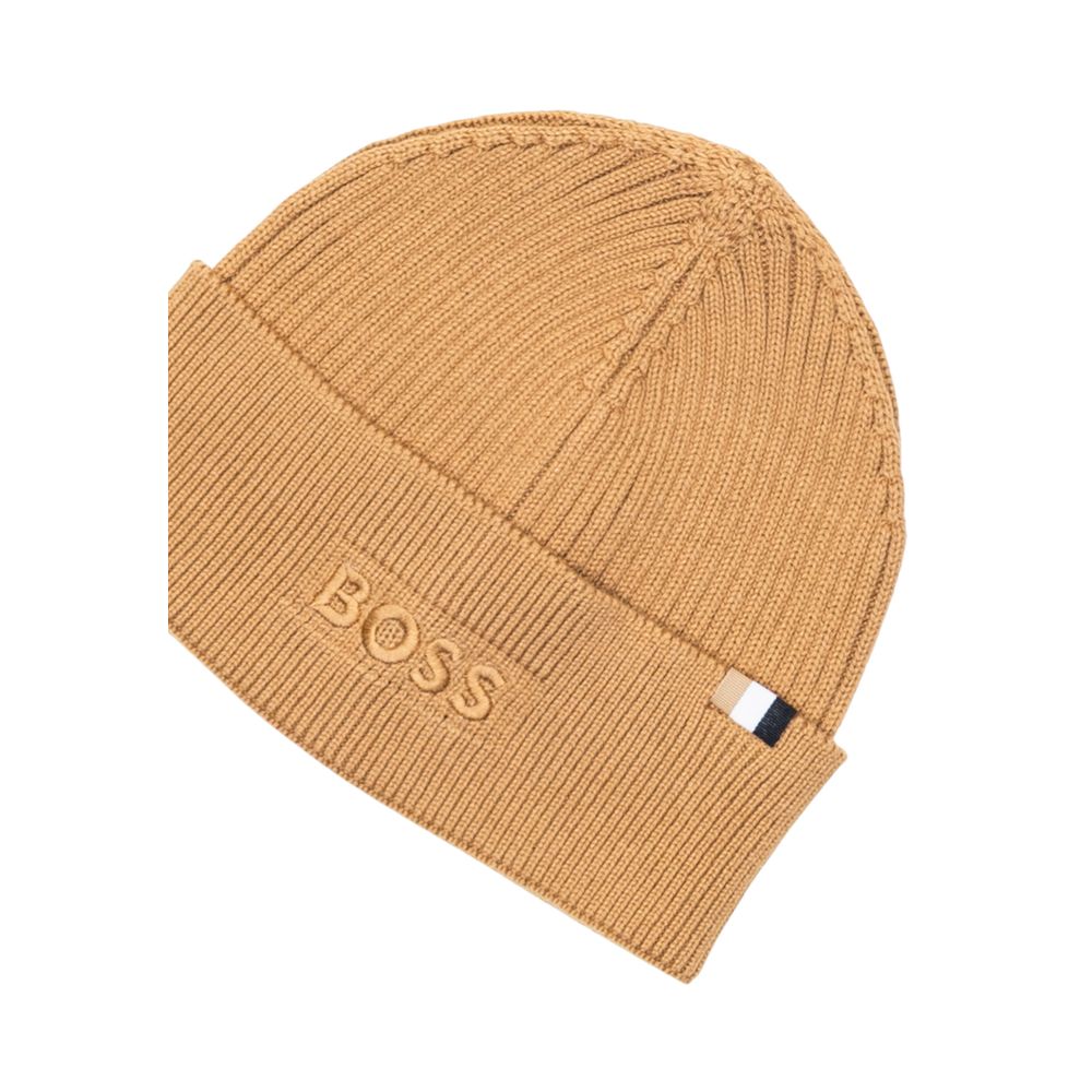 Casquette Hugo Boss beige en coton (casquette de baseball)