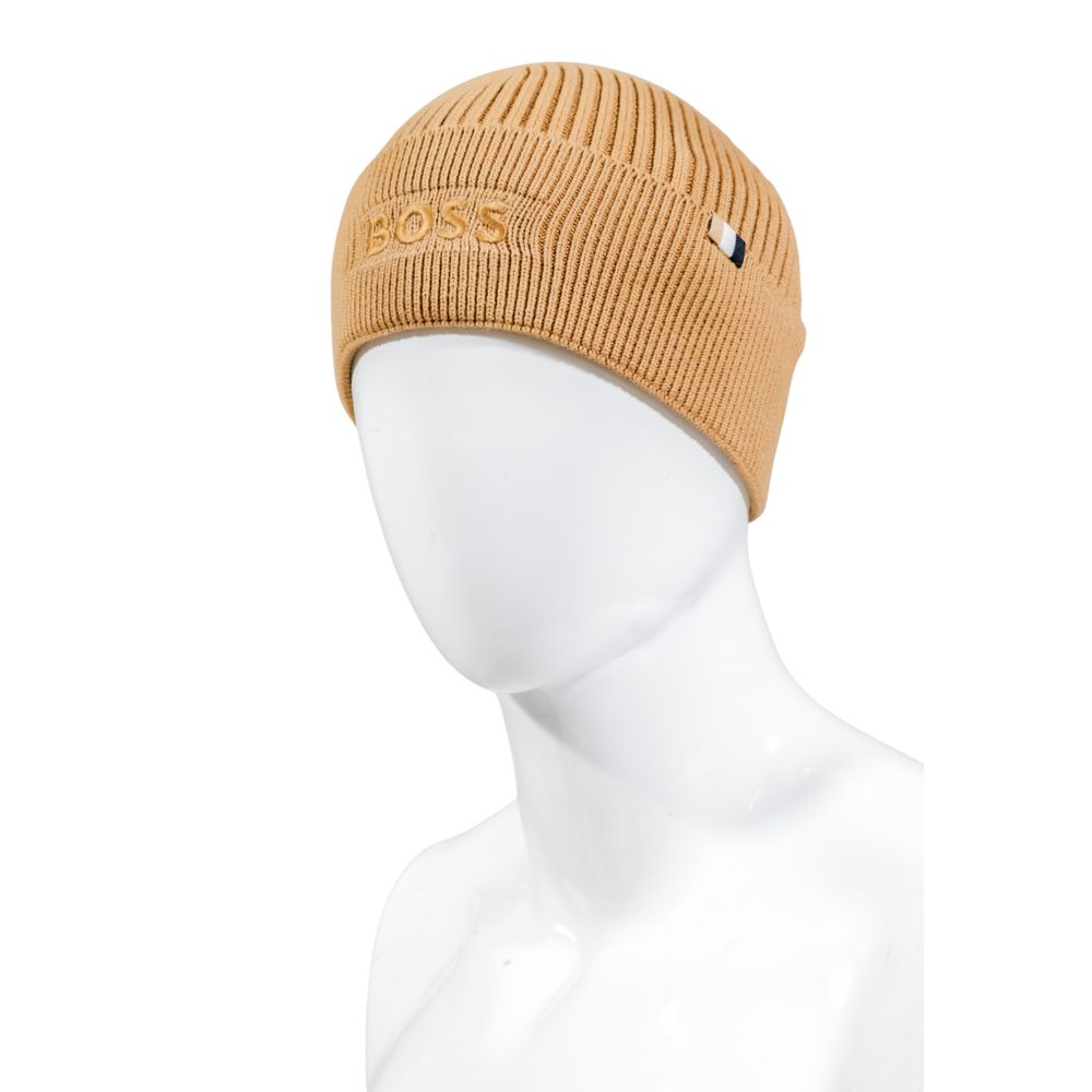Casquette Hugo Boss beige en coton (casquette de baseball)