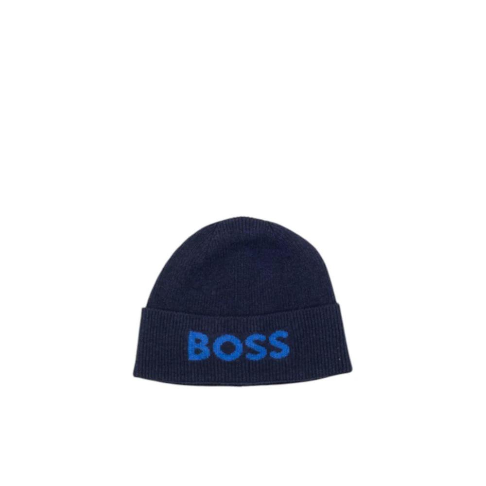 Casquette Hugo Boss bleue en polyamide recyclé (casquette de baseball)