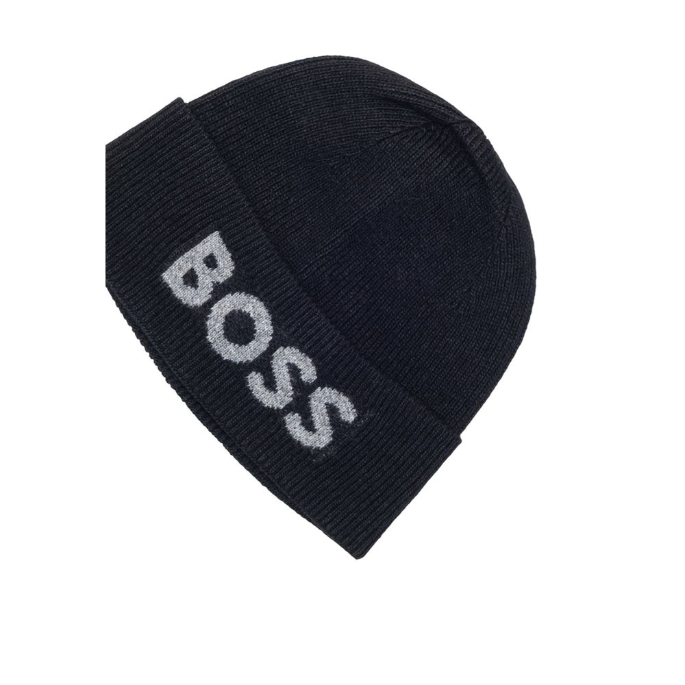Casquette Hugo Boss noire en polyamide recyclé (casquette de baseball)