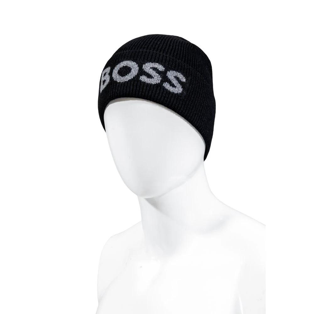 Casquette Hugo Boss noire en polyamide recyclé (casquette de baseball)