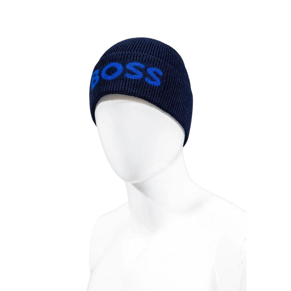 Casquette Hugo Boss bleue en polyamide recyclé (casquette de baseball)