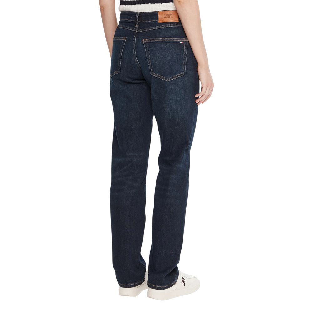 Jean mom bleu en coton recyclé Tommy Hilfiger