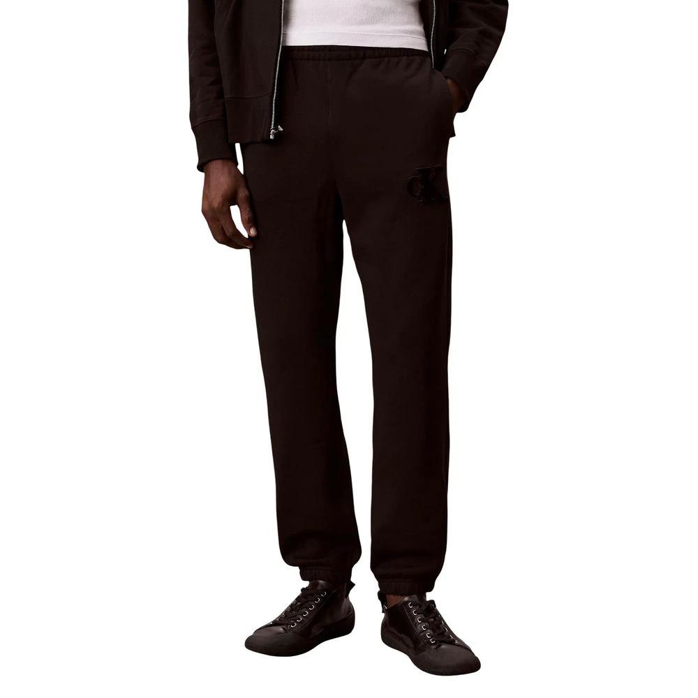 Calvin Klein Jeans Black Cotton Joggers (Workout Pants)