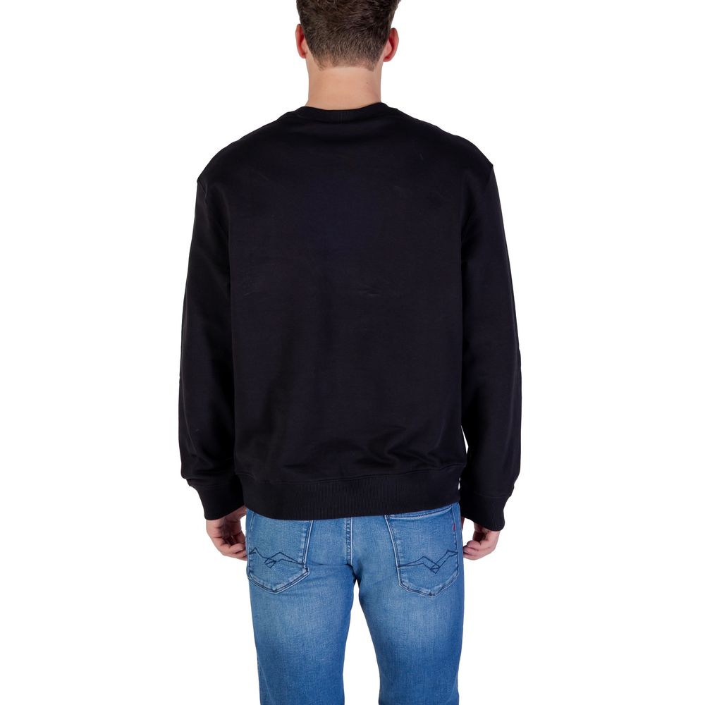 Sweat-shirt noir en coton Calvin Klein Jeans