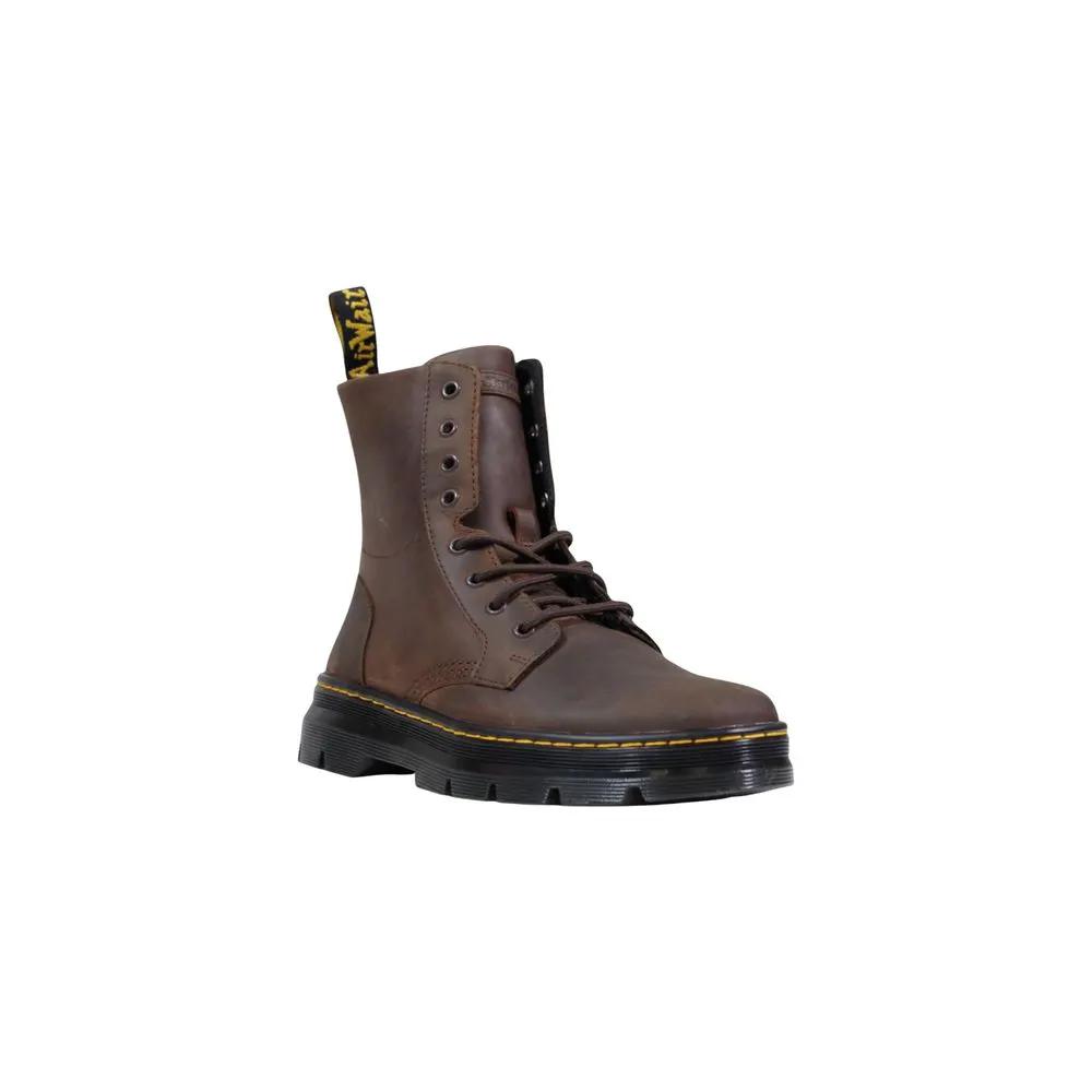 Baskets de sport Dr. Martens en cuir marron