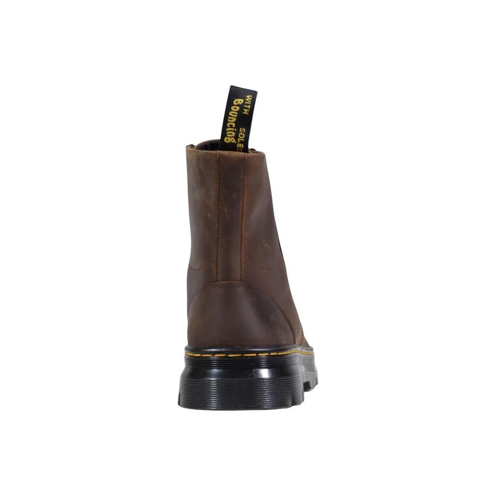 Baskets de sport Dr. Martens en cuir marron