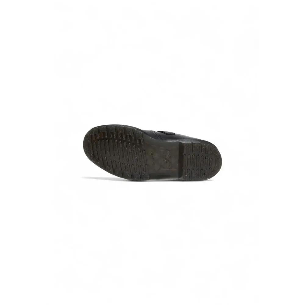 Escarpins à plateforme en cuir noir Dr. Martens