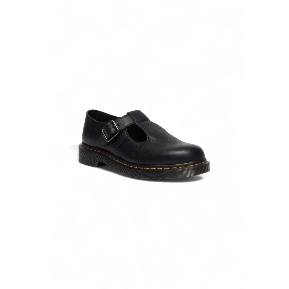 Escarpins à plateforme en cuir noir Dr. Martens
