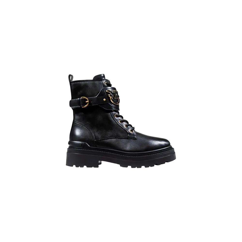 Bottines PINKO en cuir noir