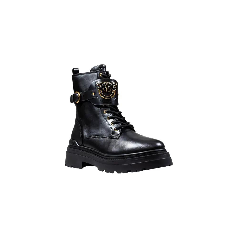 Bottines PINKO en cuir noir