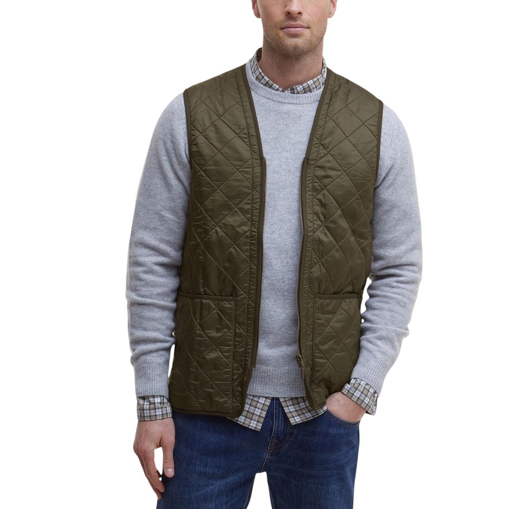 Veste Barbour verte en polyamide sans manches