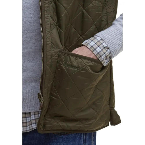 Veste Barbour verte en polyamide sans manches