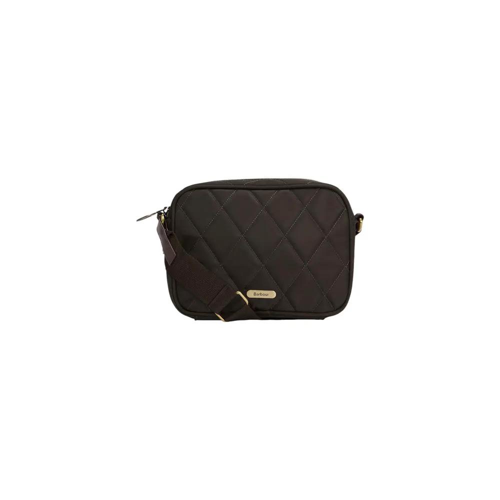 Sac à main Barbour vert en polyamide